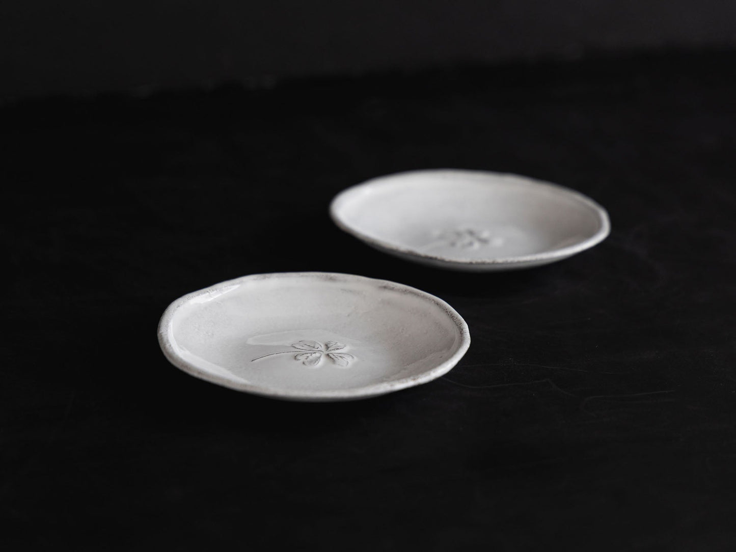 Astier de Villatte プレート 13cm/Trefle