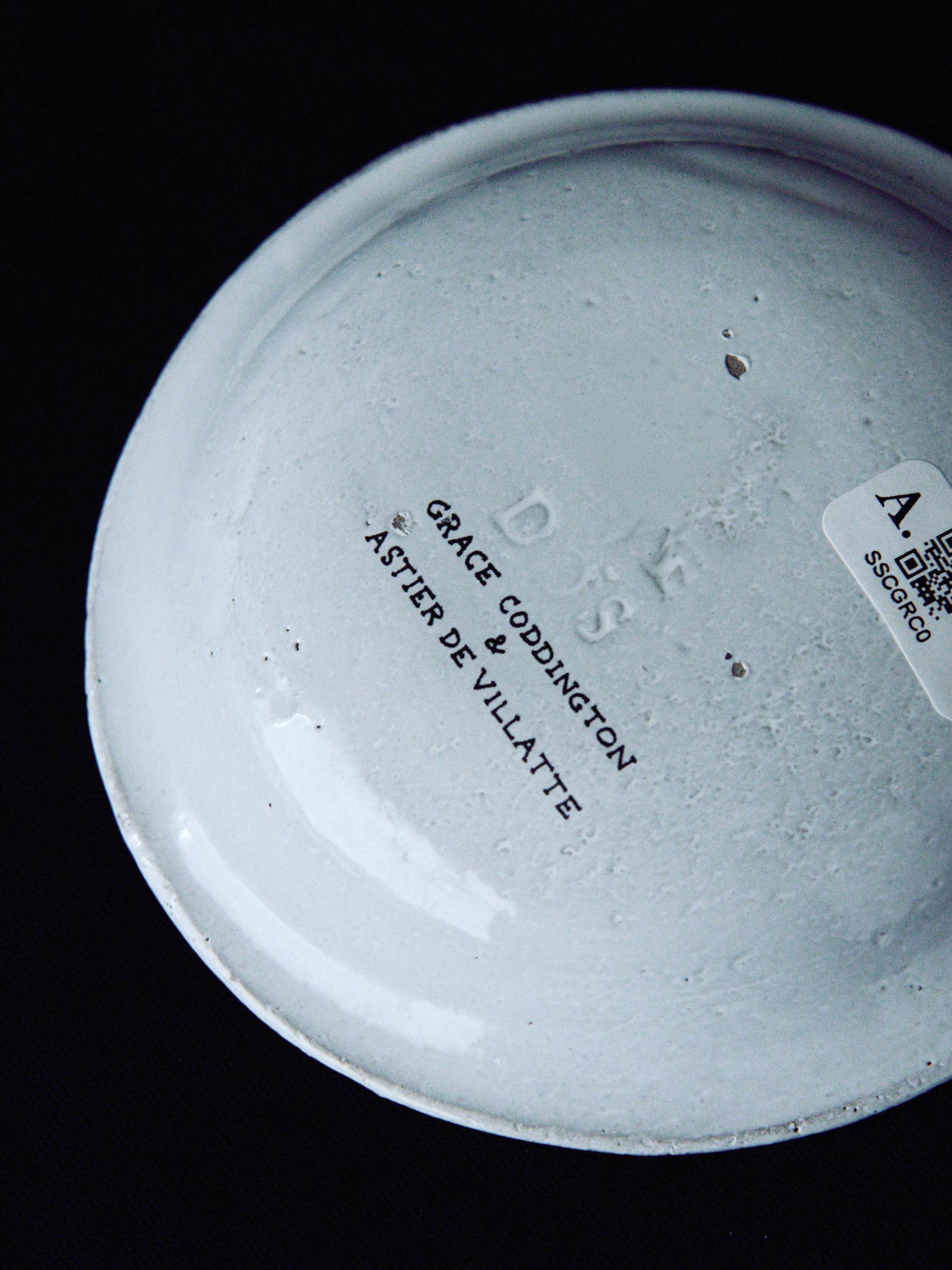 Astier de Villatte Grace Coddington/ソーサー Blondie