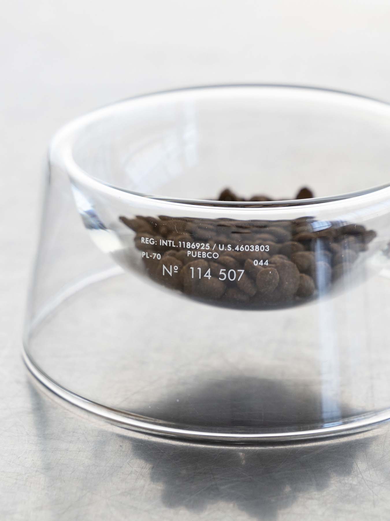 BOROSILICATE GLASS PET BOWL(フードボウル)