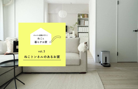 オルネコ部員が行く！ねこと暮らすお家　vol.3 ねこトンネルのあるお家