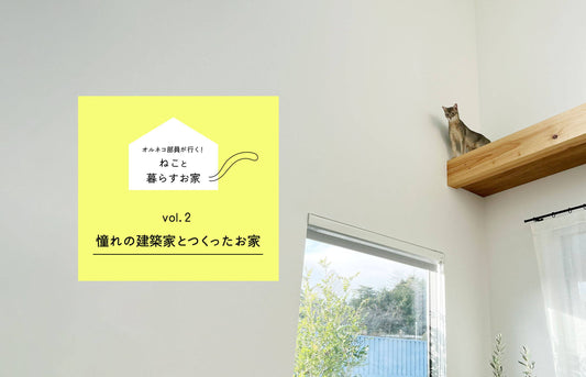 オルネコ部員が行く！ねこと暮らすお家　vol.2 憧れの建築家とつくったお家