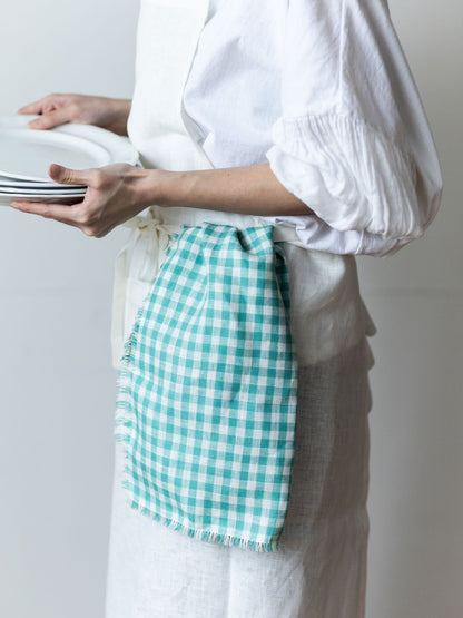 fog linen work × Orné de Feuilles キッチンクロス