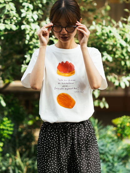 isabelle boinot × Orné de Feuilles Tシャツ