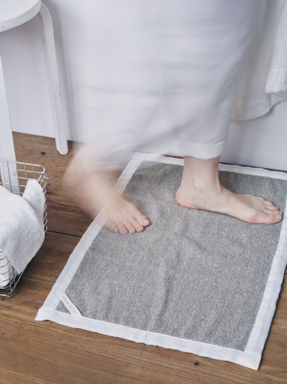 fog linen work × Orné de Feuilles 別注リネンパイルバスマット