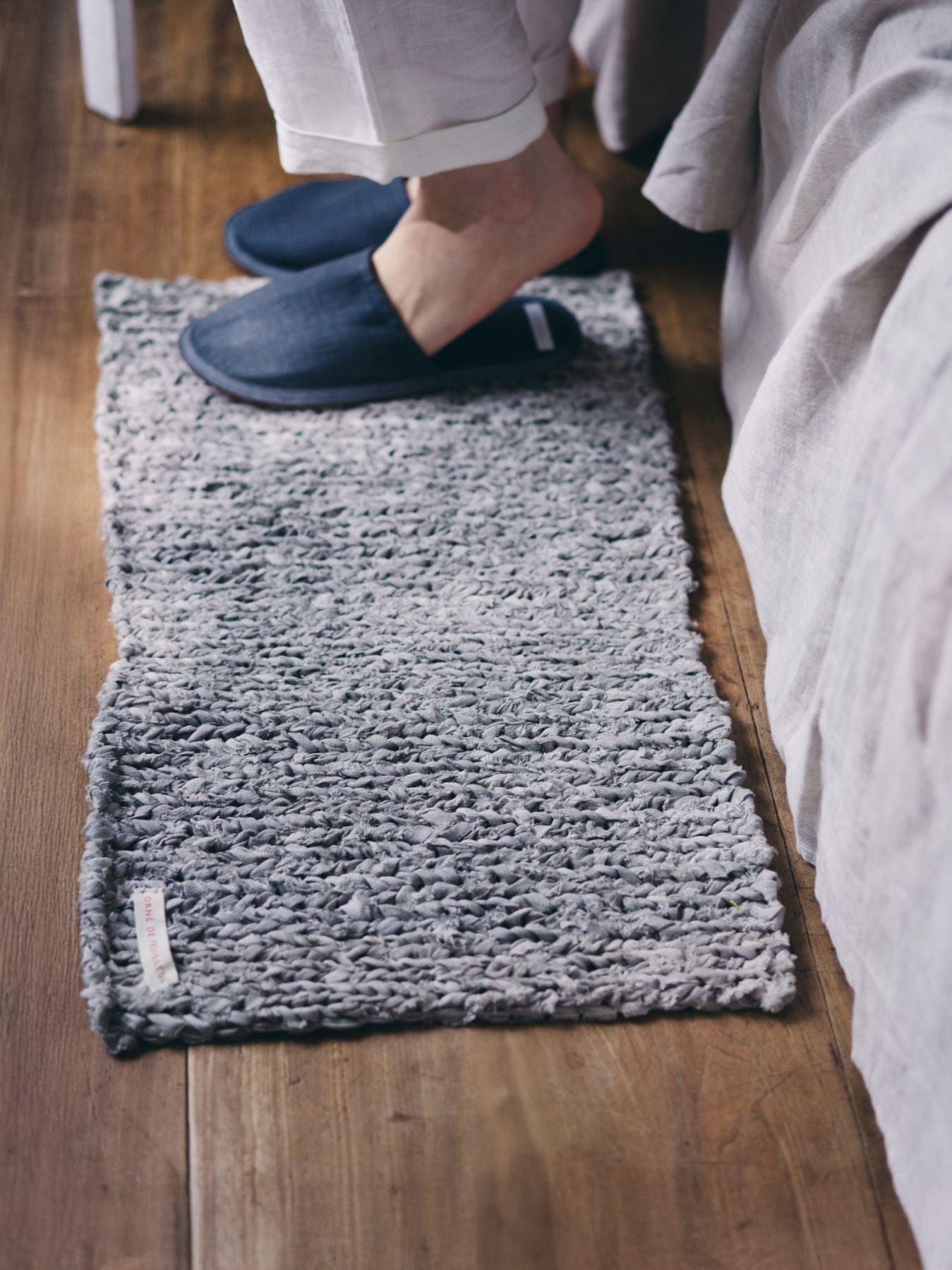 fog linen work × Orné de Feuilles 別注ニットフロアマット