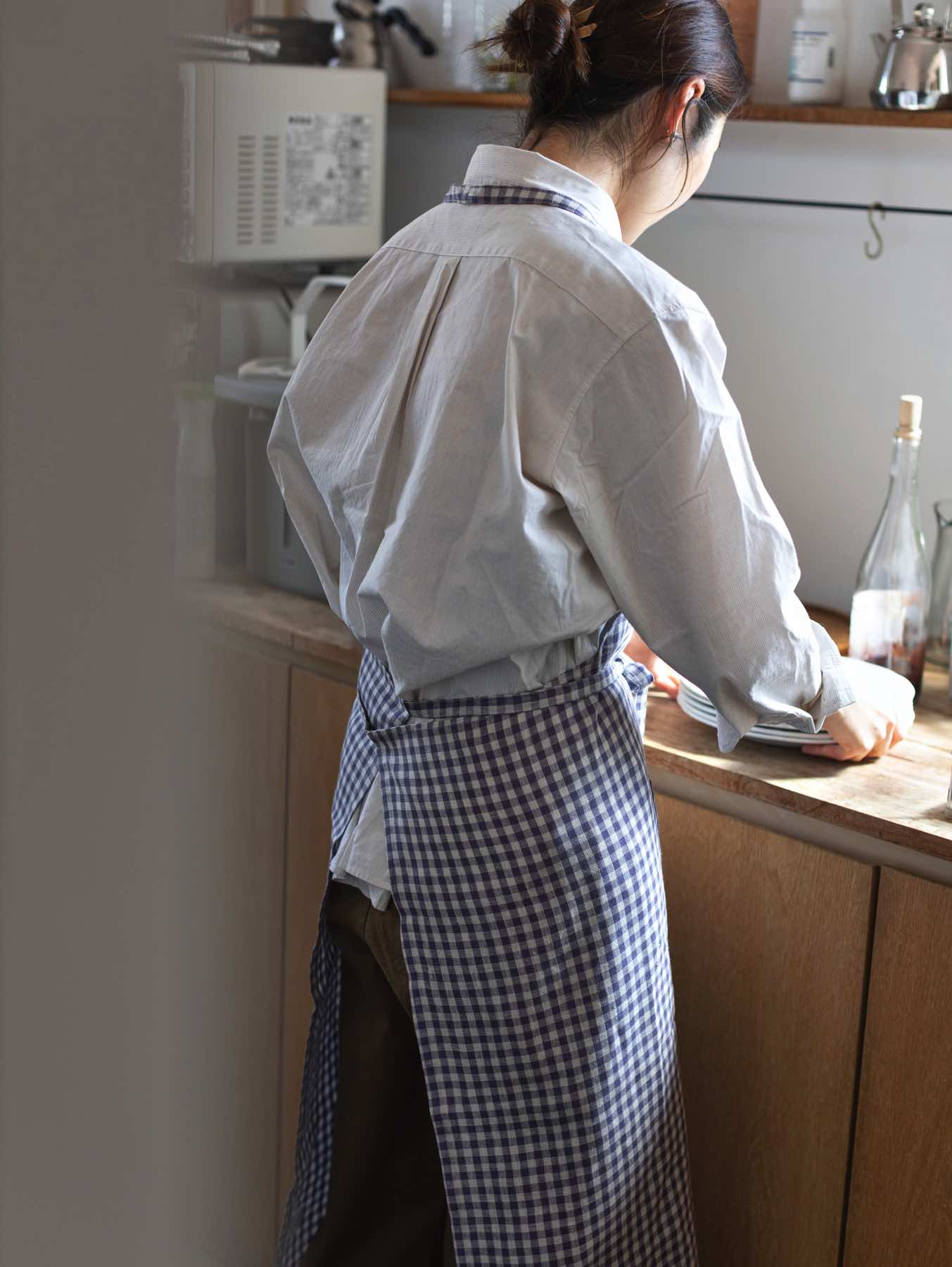 fog linen work リネンフルエプロン