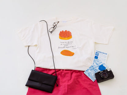 isabelle boinot × Orné de Feuilles Tシャツ