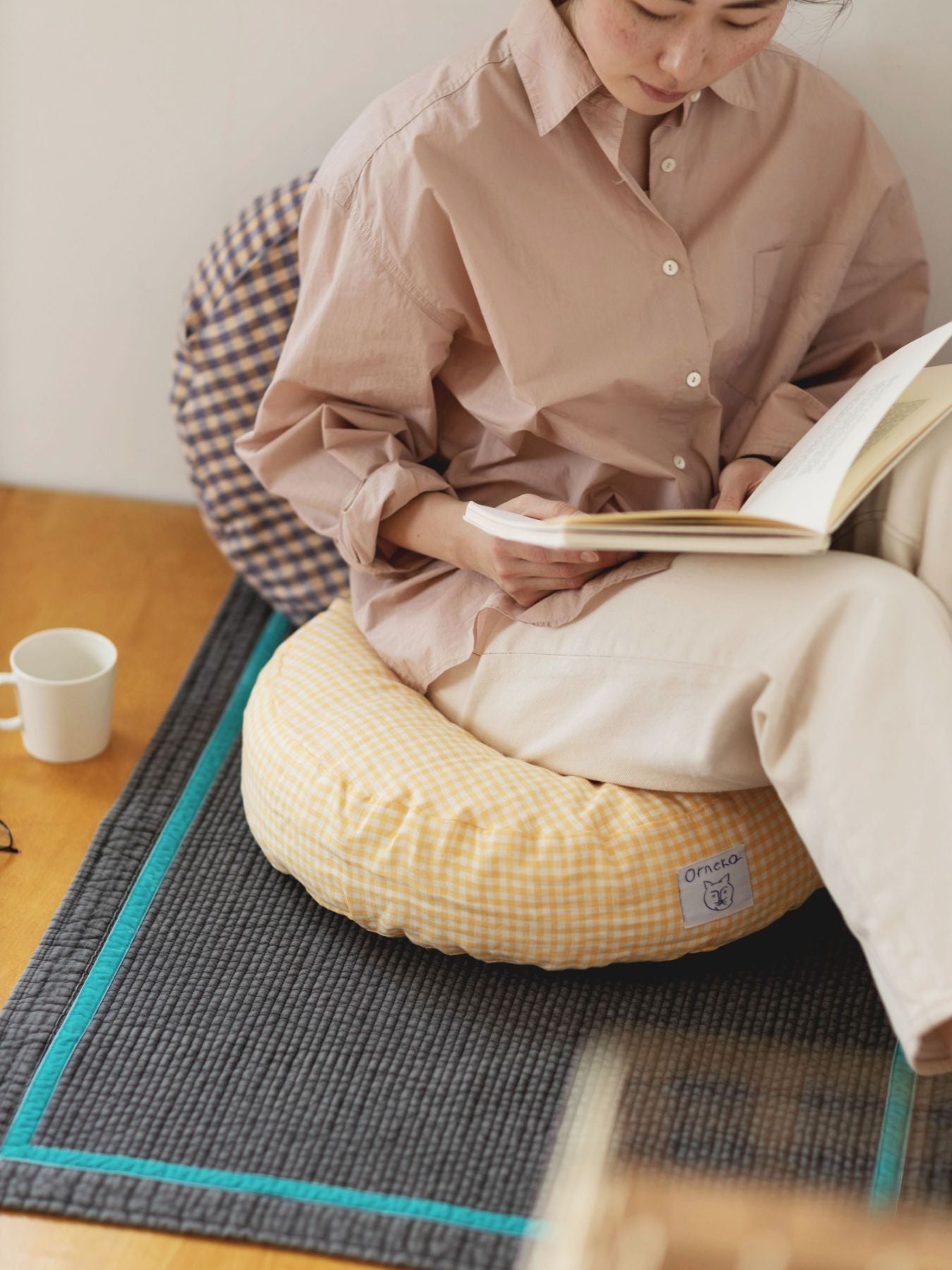 fog linen work × Orneko 猫のプフ