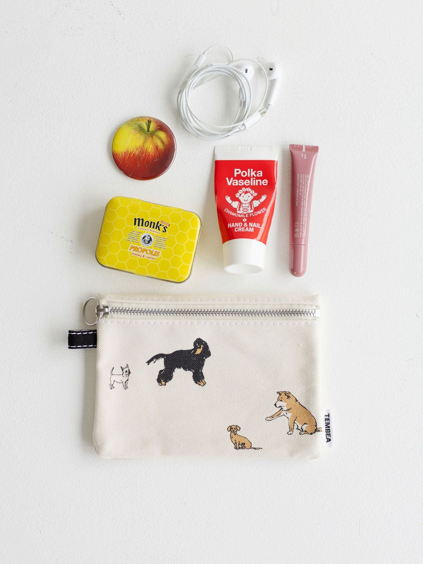 TEMBEA ポーチ FLAT POUCH MEDIUM／DOG