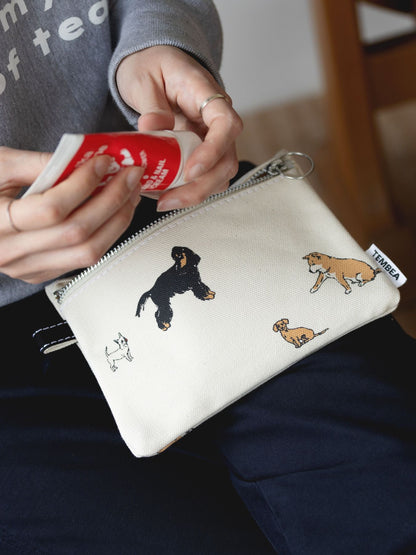 TEMBEA ポーチ FLAT POUCH MEDIUM／DOG