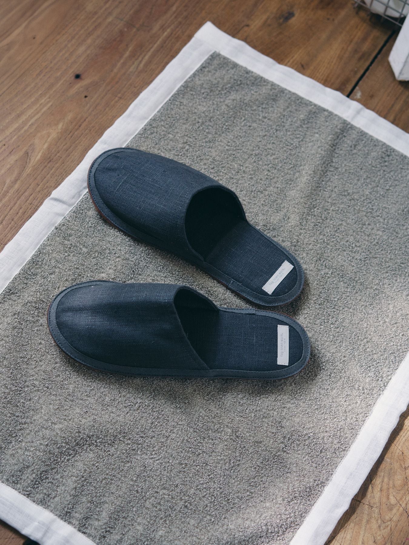 fog linen work × Orné de Feuilles 別注リネンパイルバスマット