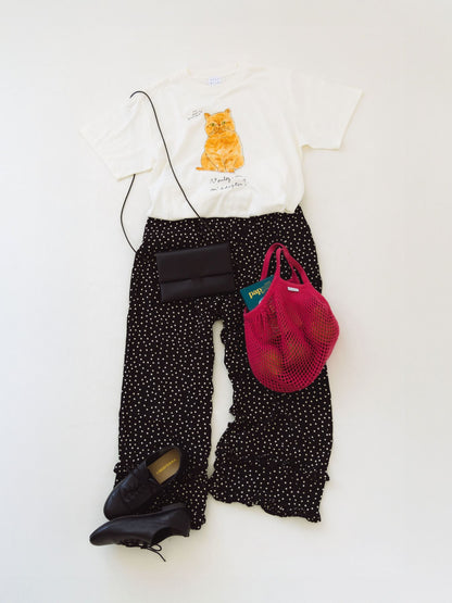 isabelle boinot × Orné de Feuilles Tシャツ