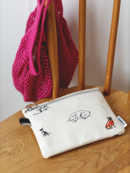 TEMBEA ポーチ FLAT POUCH MEDIUM／DOG