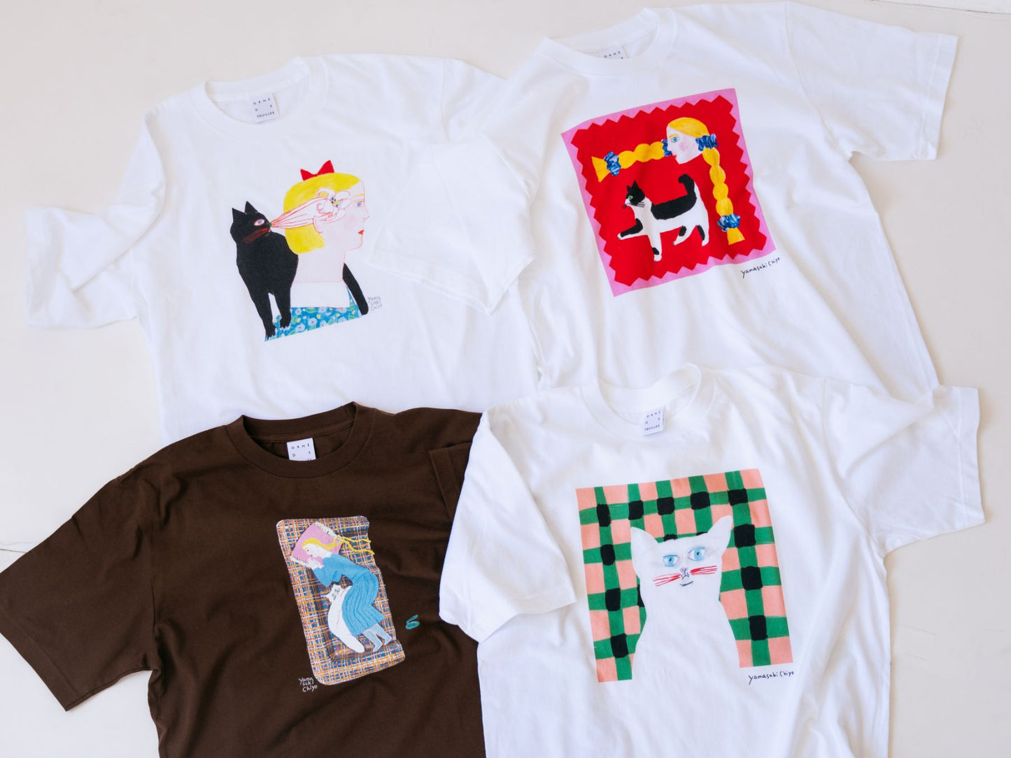 yamasakichiyo × Orneko ビッグシルエットTシャツ