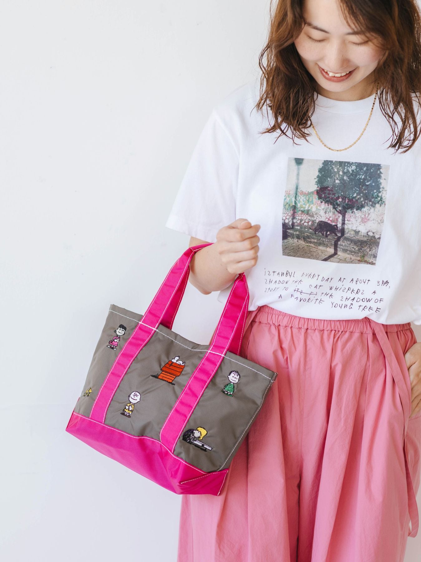 PEANUTS 刺繍トートバッグ