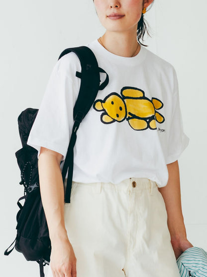 yamyam × Orné de Feuilles ビッグシルエットTシャツ