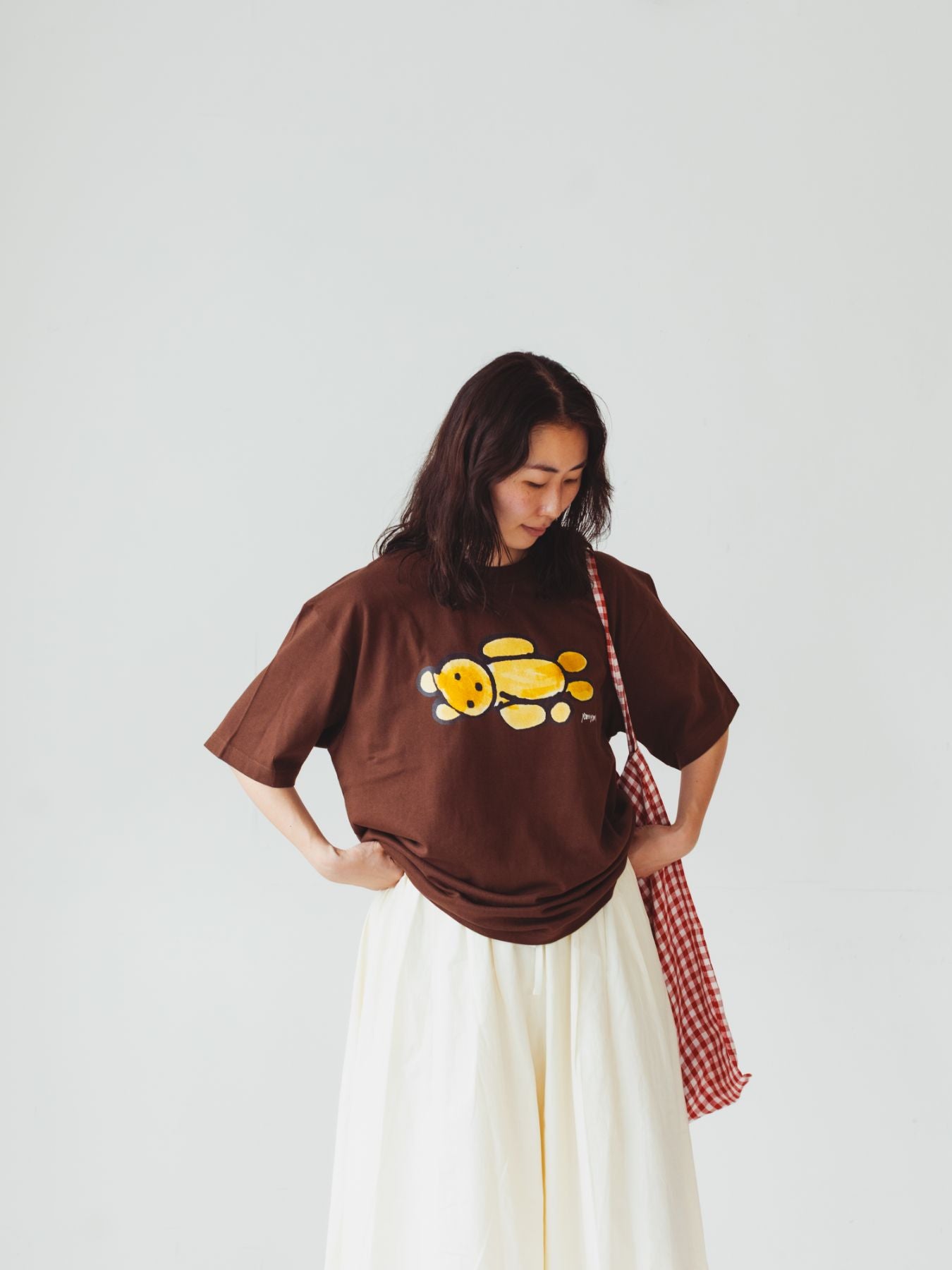 yamyam × Orné de Feuilles ビッグシルエットTシャツ