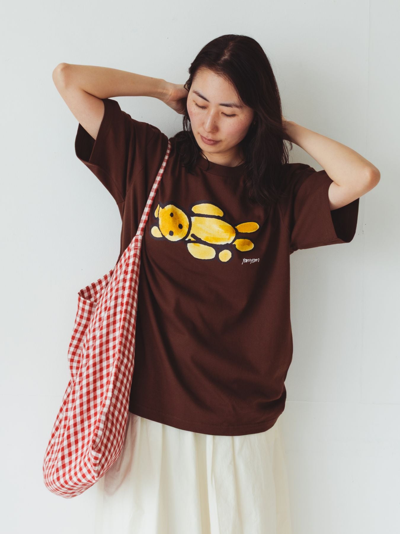 yamyam × Orné de Feuilles ビッグシルエットTシャツ