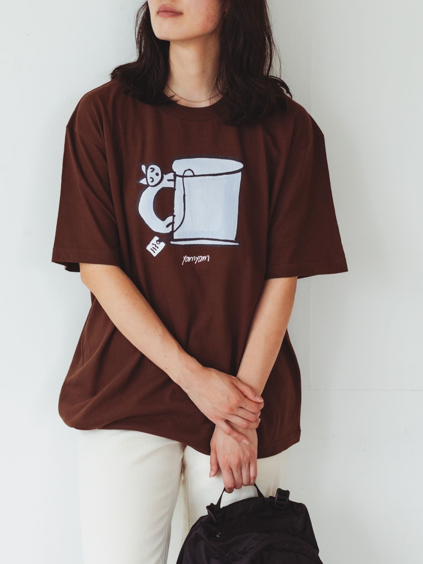 yamyam × Orné de Feuilles ビッグシルエットTシャツ
