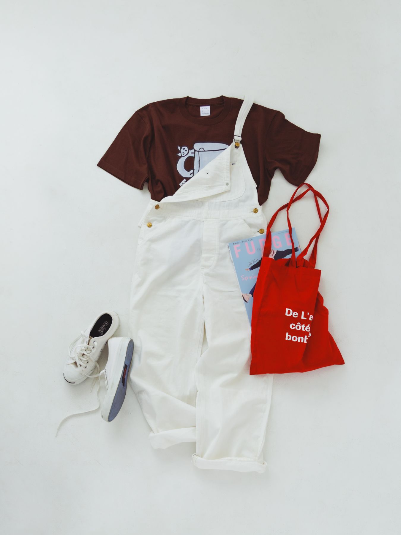 yamyam × Orné de Feuilles ビッグシルエットTシャツ
