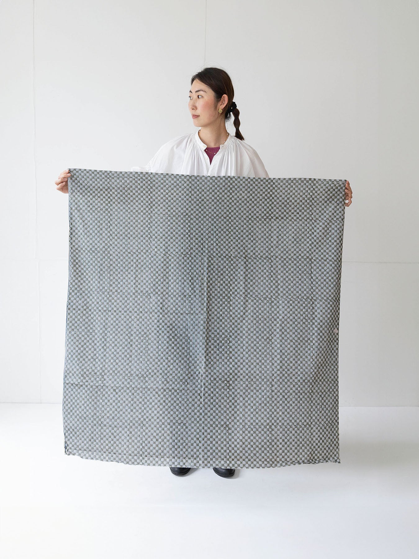 カットクロス ブロックプリント（約100cm角）