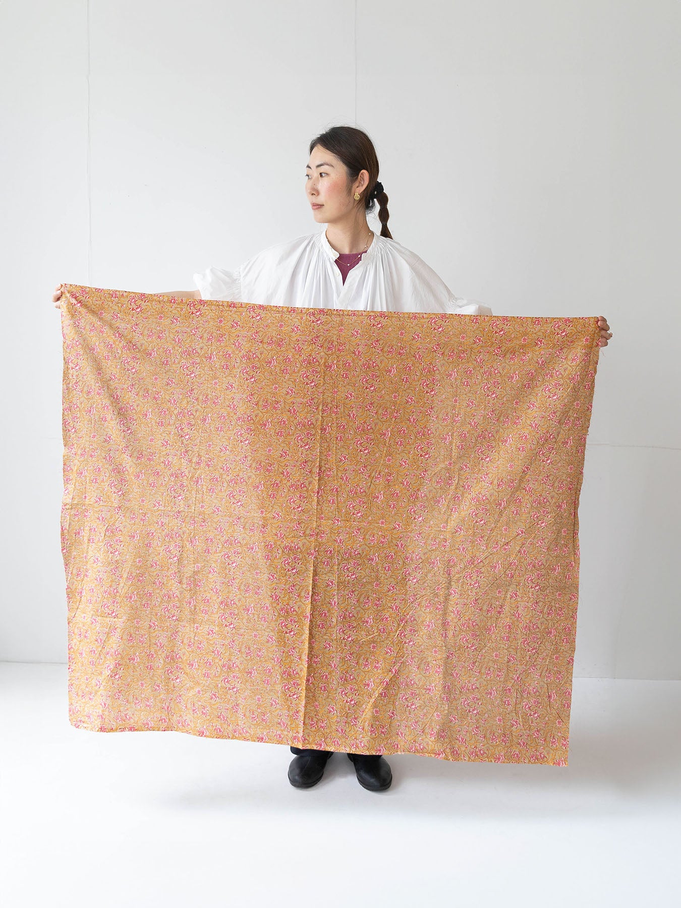 カットクロス ブロックプリント（約100cm角）