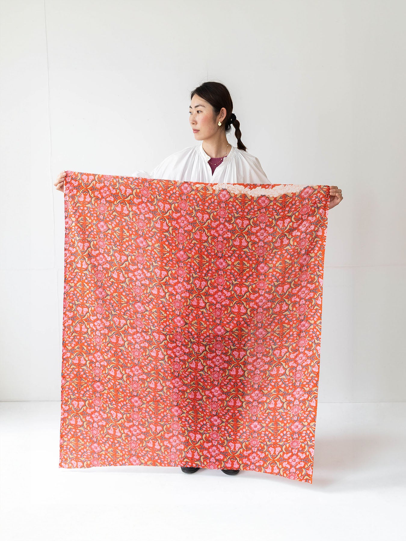 カットクロス ブロックプリント（約100cm角）