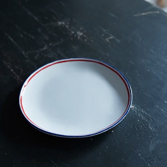 Astier de Villatte プレート 19cm／Tricolor