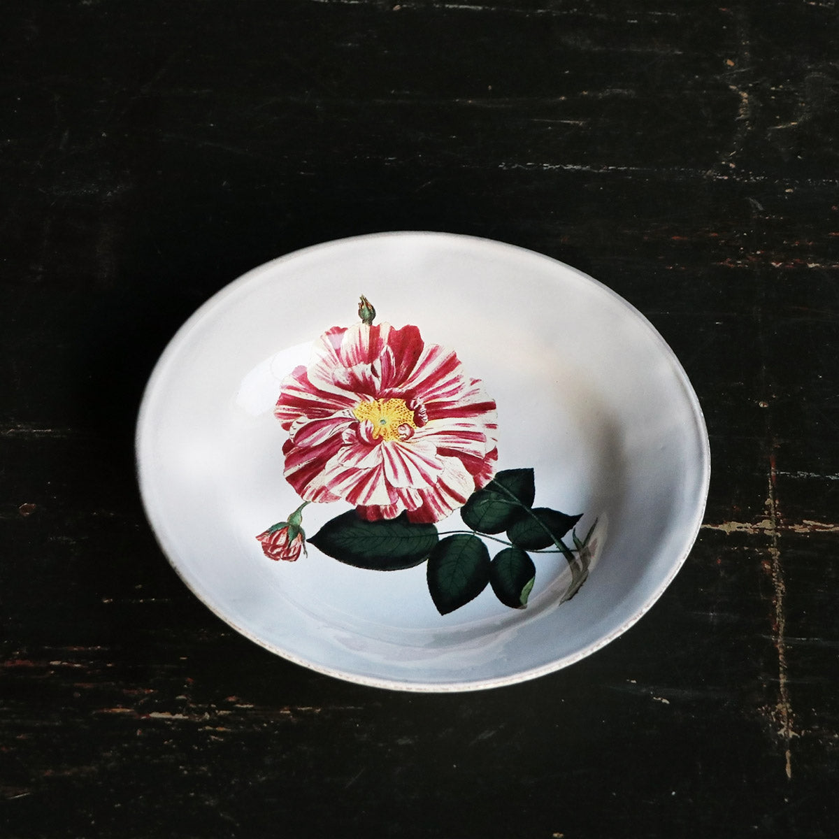 Astier de Villatte ディーププレート 22cm／John Derian Rose Banco