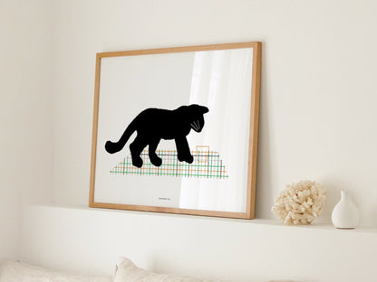 WARMGREY TAIL ポスター／BLACK CAT（30cm×40cm）