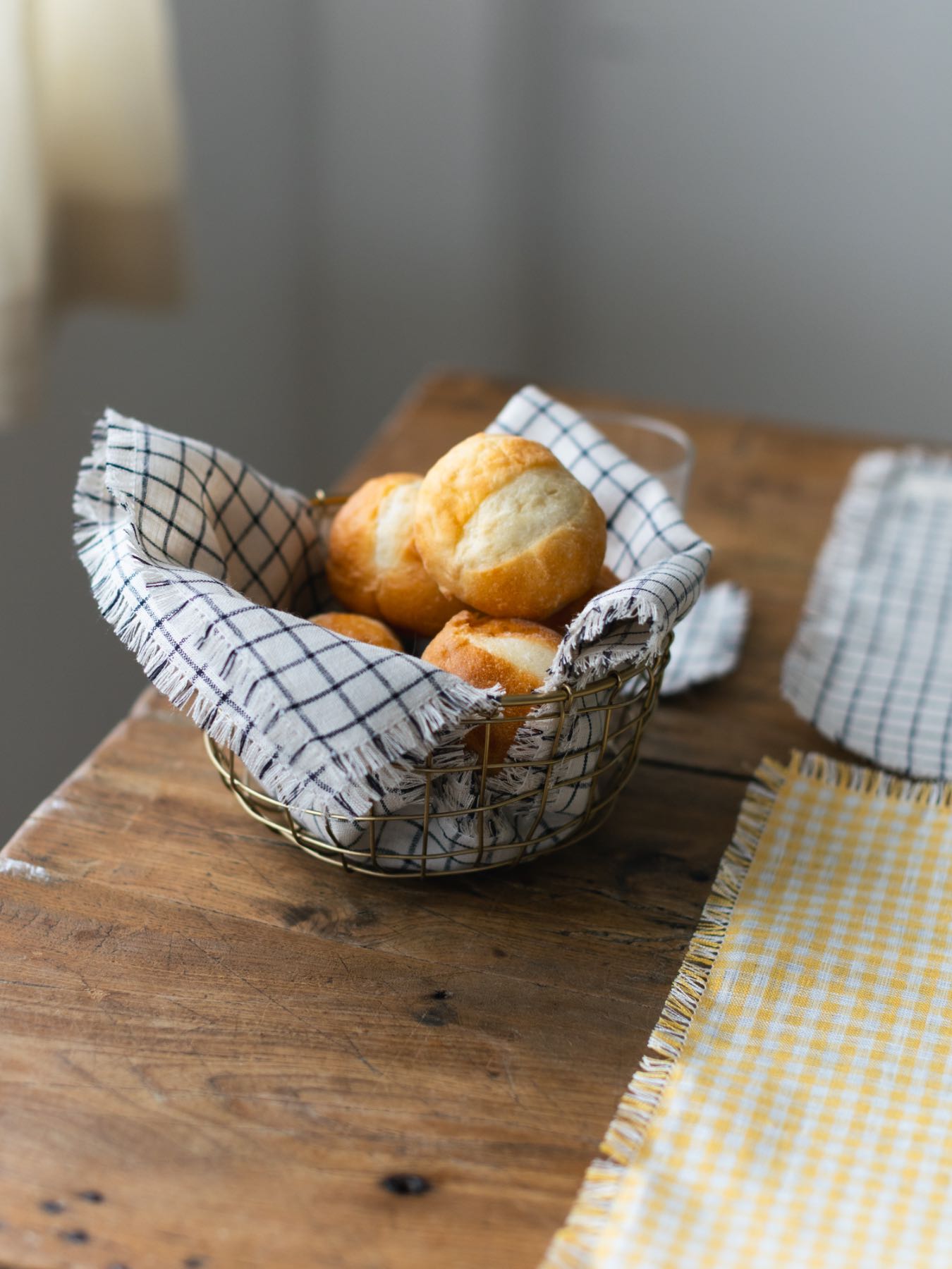 fog linen work × Orné de Feuilles キッチンクロス