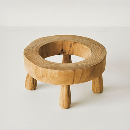 オルネコ・ チークウッドミニテーブル（単品）