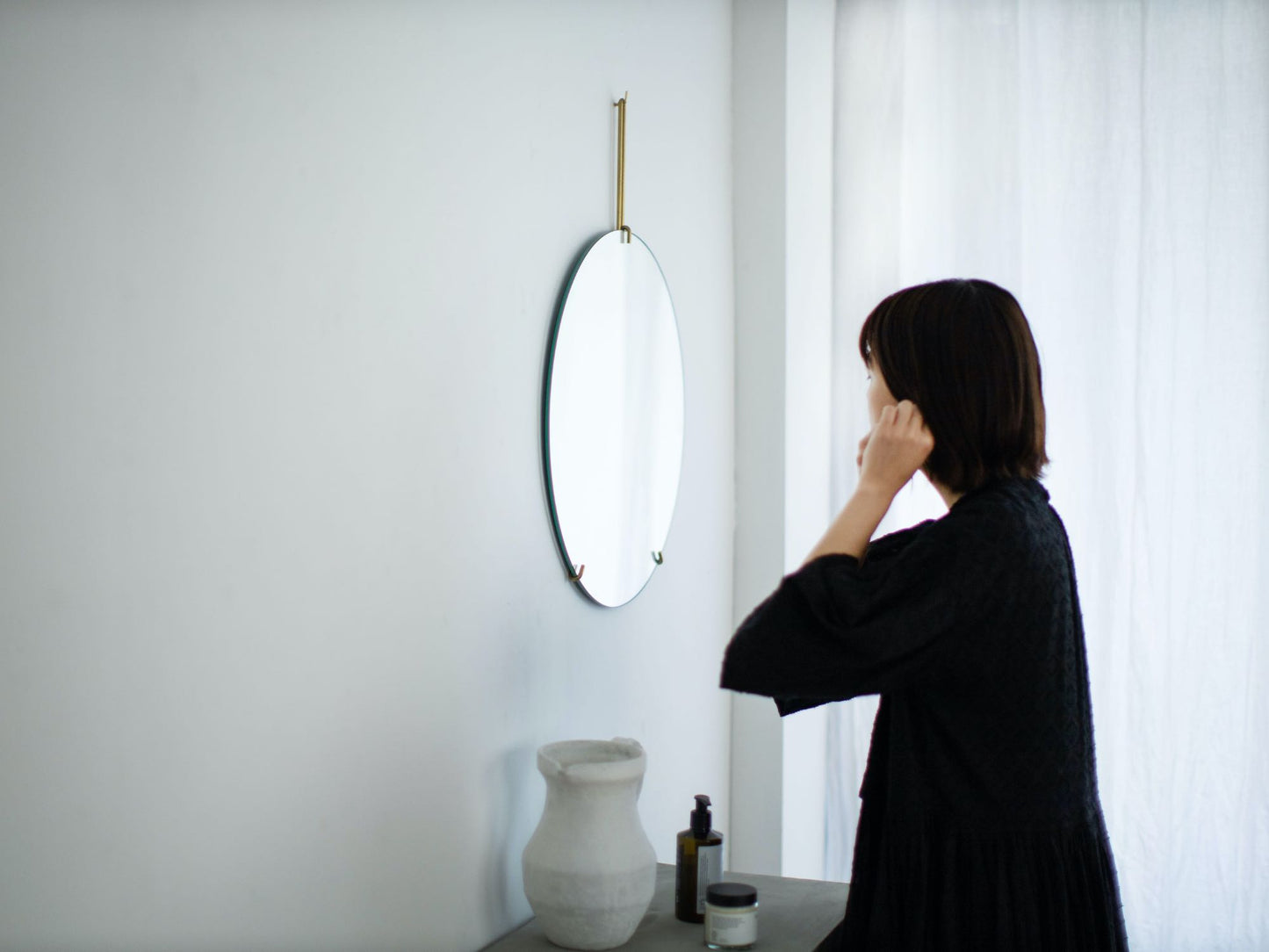 MOEBE WALL MIRROR／ブラス 50cm