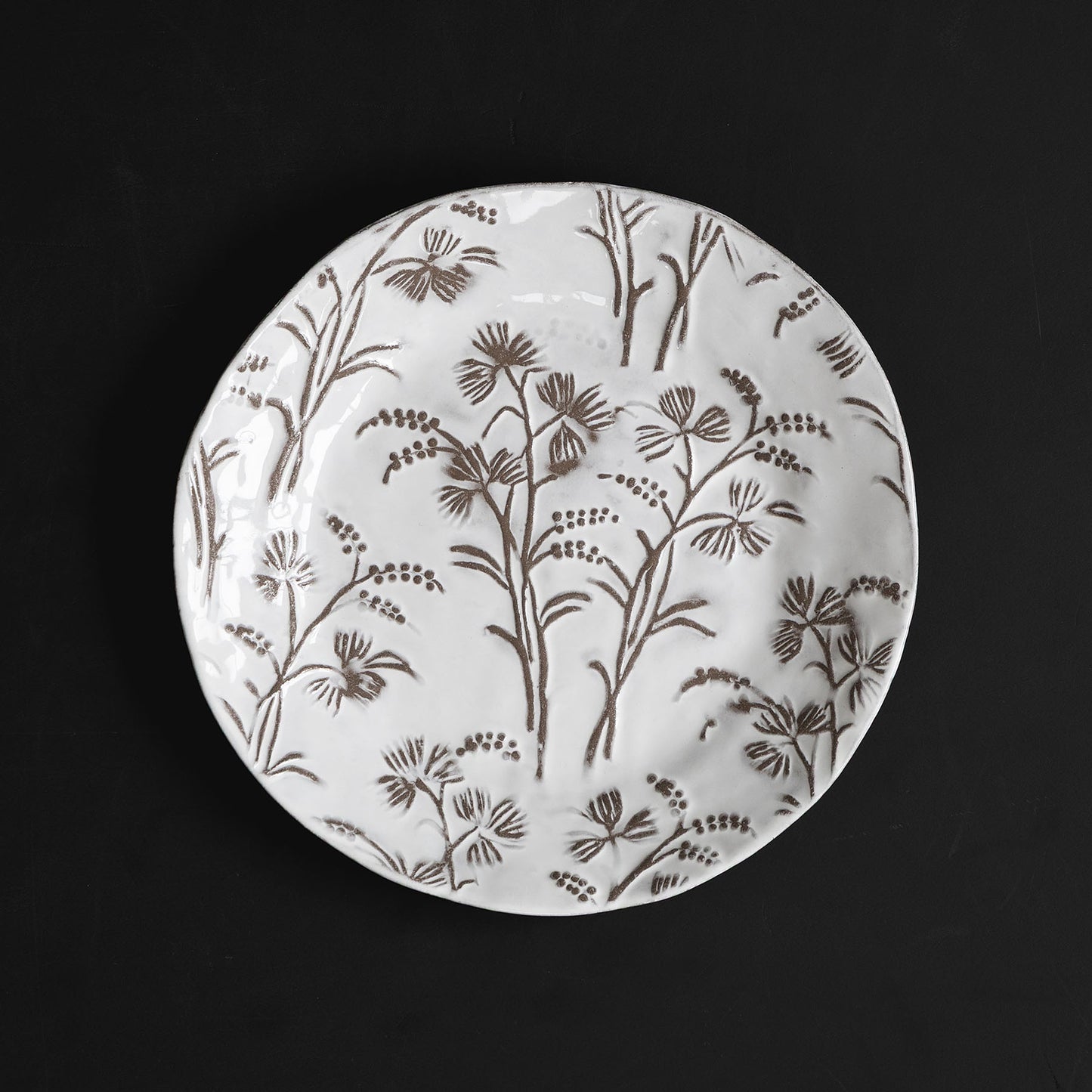 Astier de Villatte プレート 26cm／Robinson