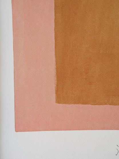 jitsu オリジナルポスター／color composition／pink（50cm×70cm）