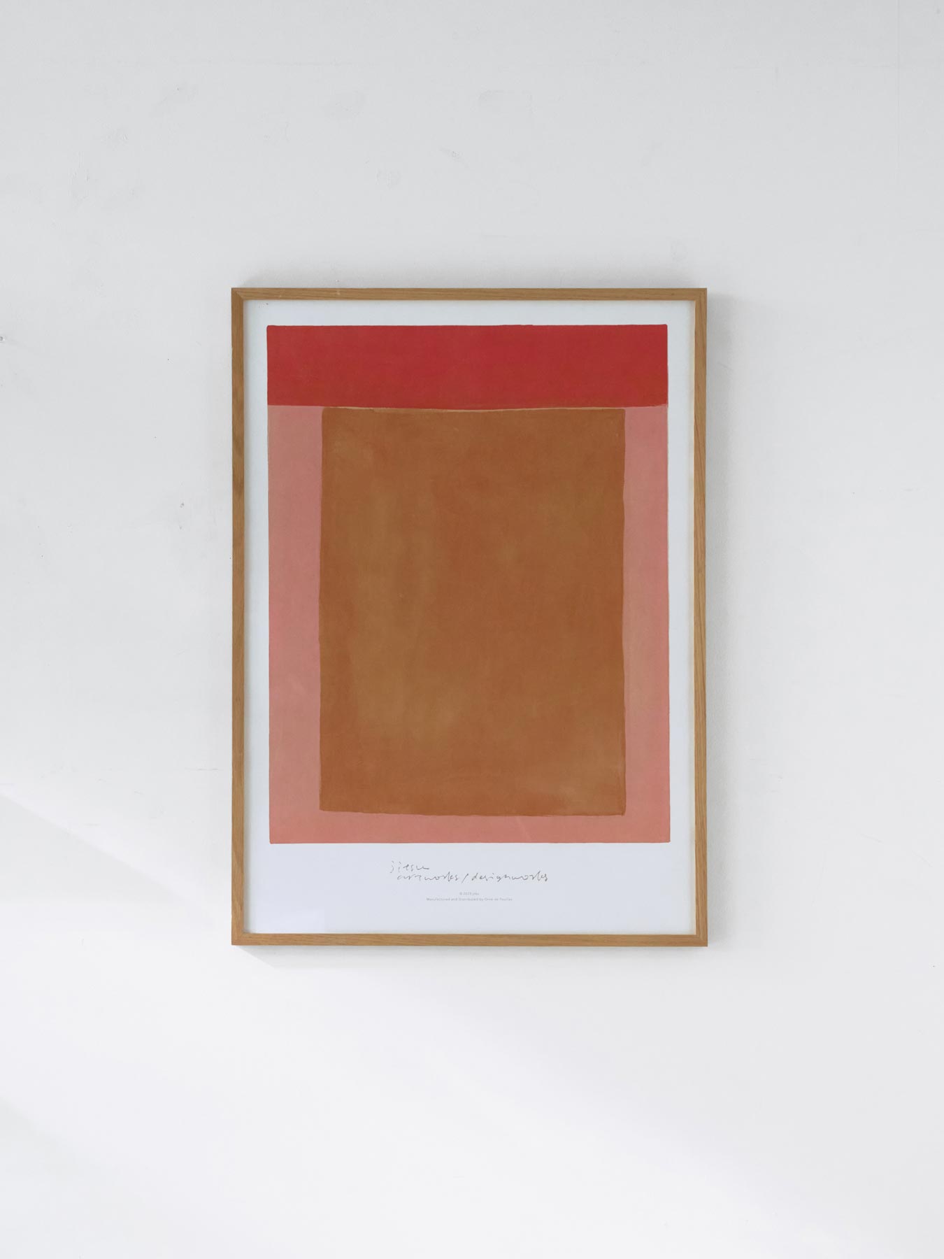 jitsu オリジナルポスター／color composition／pink（50cm×70cm）