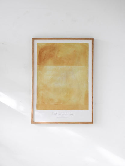jitsu オリジナルポスター／color composition／yellow（50cm×70cm）