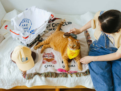 HONGAMA × Orneko キャップ／CATS ARE THE BEST