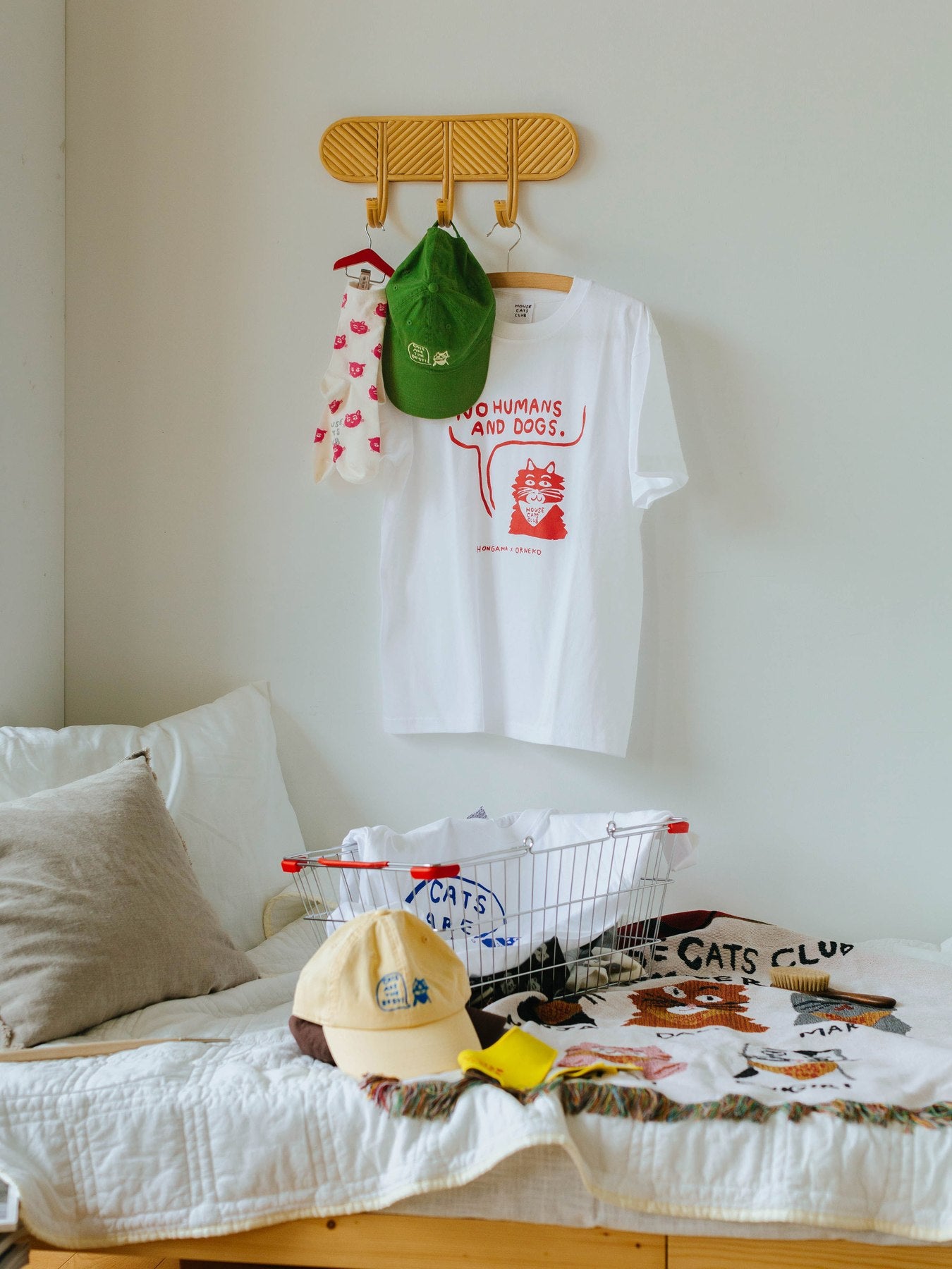 HONGAMA × Orneko キャップ／CATS ARE THE BEST