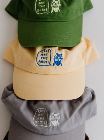 HONGAMA × Orneko キャップ／CATS ARE THE BEST