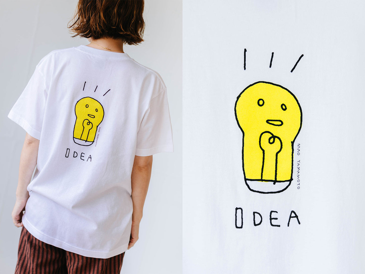 山本麻央 × Orné de Feuilles Tシャツ