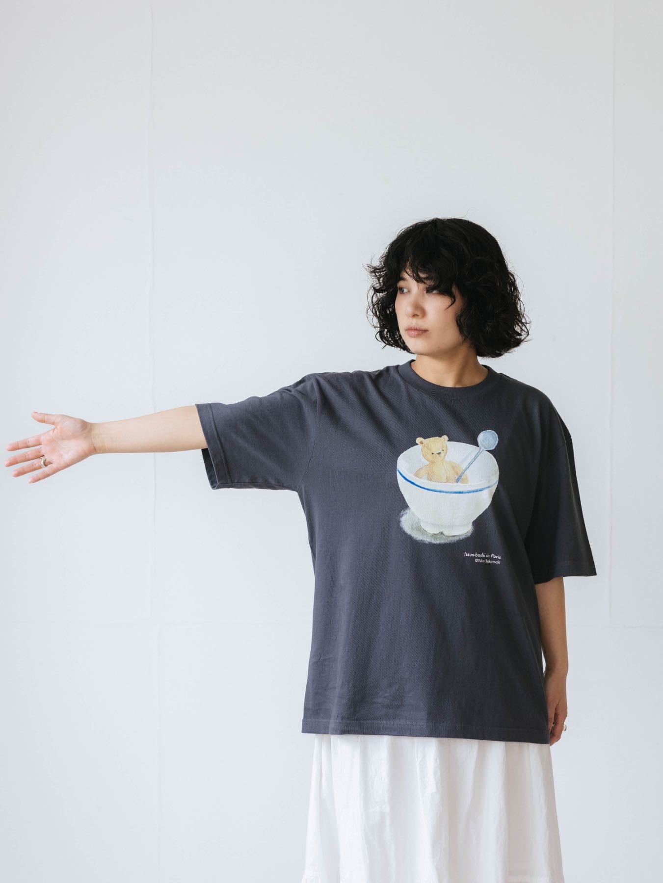 【数量限定】坂巻弓華 × Orné de Feuilles ビッグシルエットTシャツ