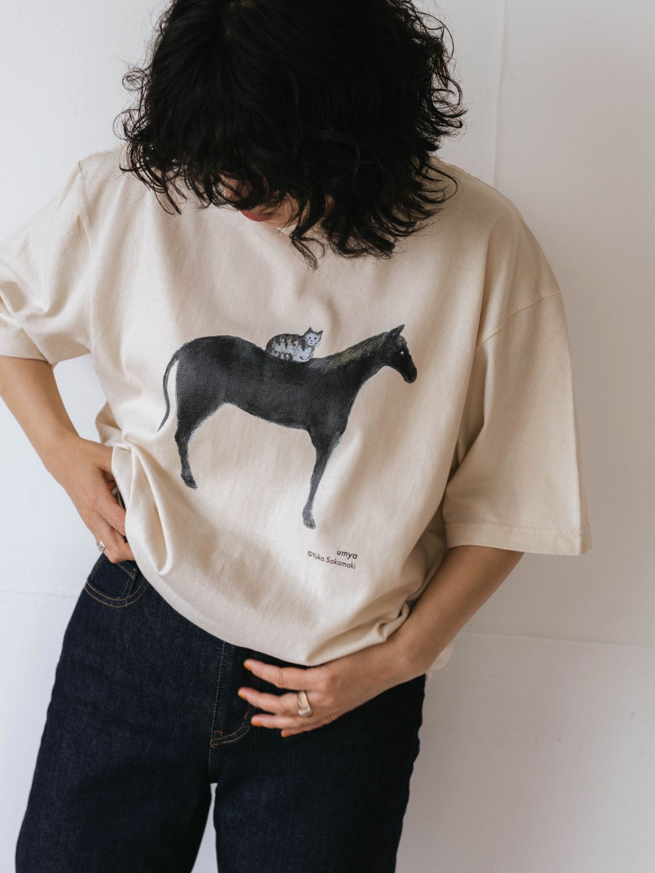 【数量限定】坂巻弓華 × Orné de Feuilles ビッグシルエットTシャツ