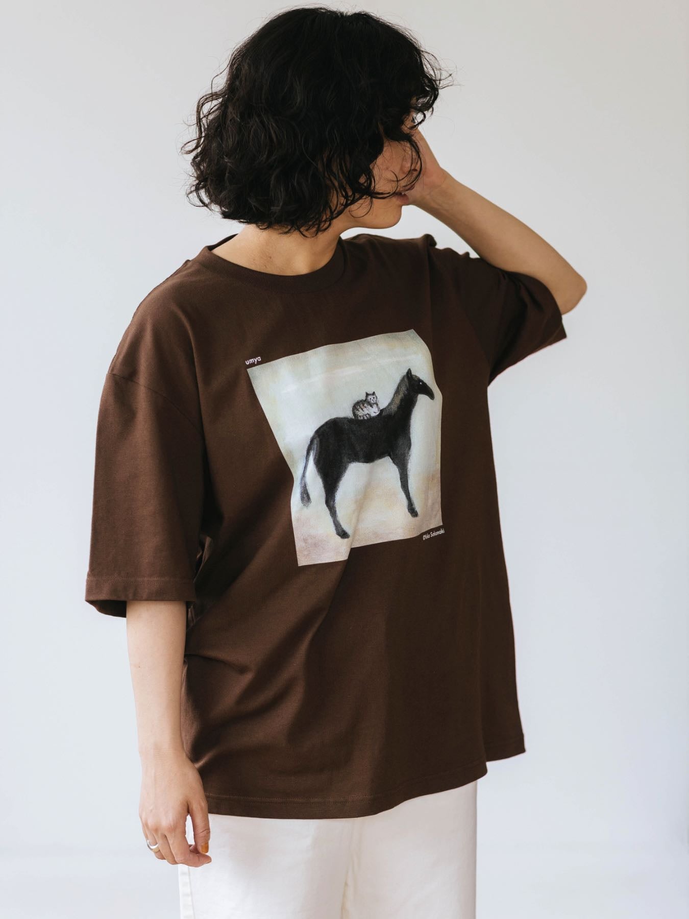 【数量限定】坂巻弓華 × Orné de Feuilles ビッグシルエットTシャツ