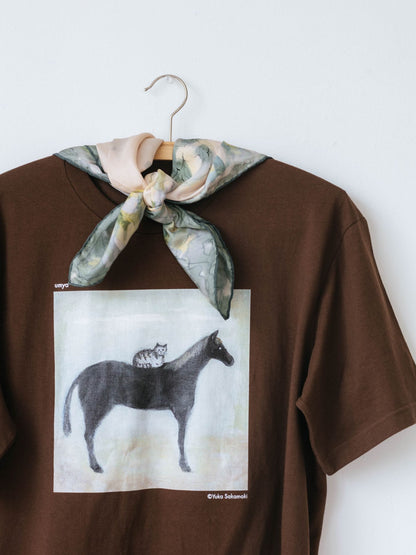 【数量限定】坂巻弓華 × Orné de Feuilles ビッグシルエットTシャツ