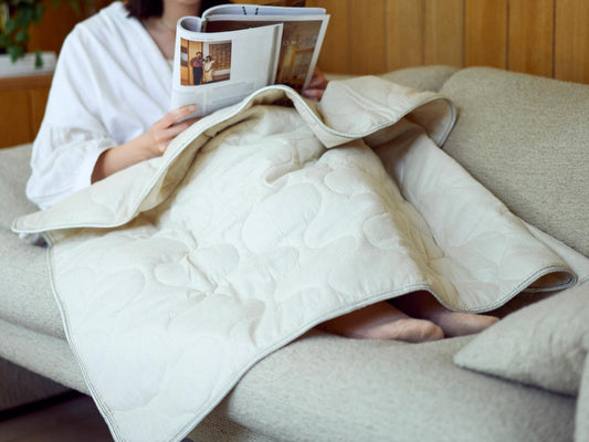 VINTAGE PARACHUTE LINE QUILTED BLANKET（ブランケット）