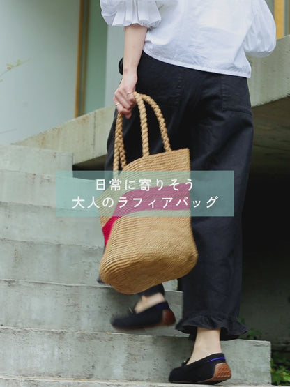マダガスカル ラフィアバッグ