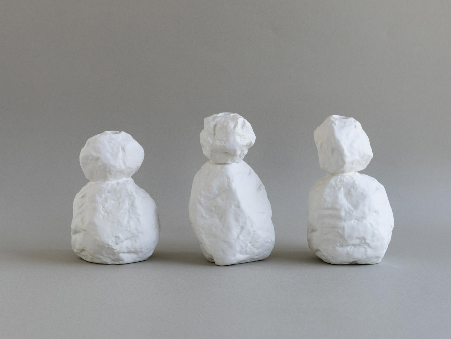 3RD CERAMICS 土のテーブルランプ／2段