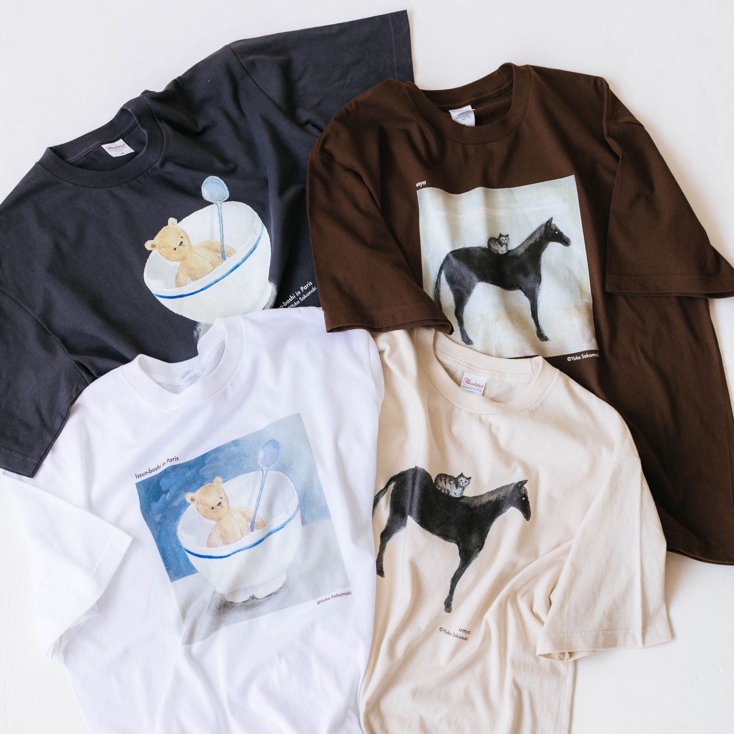 【数量限定】坂巻弓華 × Orné de Feuilles ビッグシルエットTシャツ