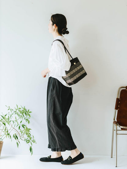メキシコ メルカドバッグ BUCKET SLIM／GARDEN